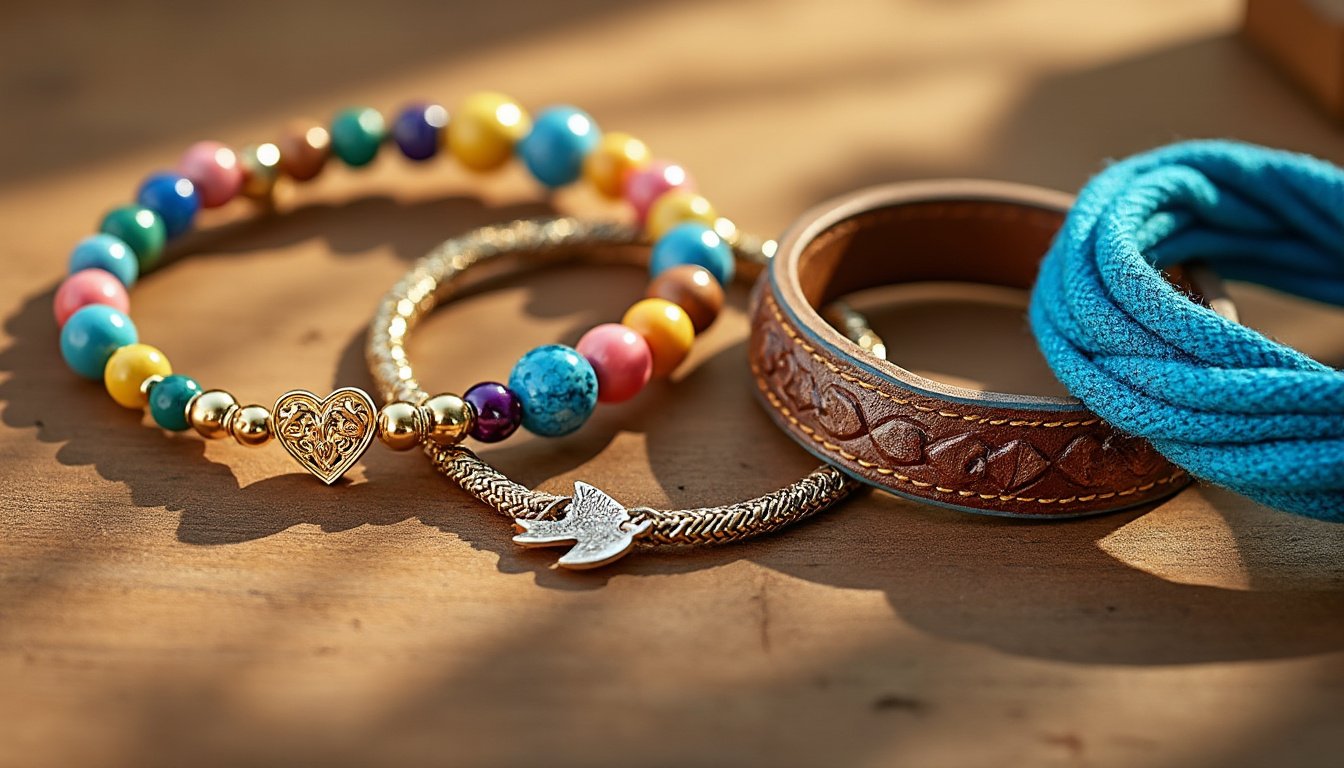 découvrez les différents types de bracelets et leur signification. explorez les styles variés, des bracelets en cuir aux perles, et apprenez comment chaque modèle peut refléter des émotions, des croyances ou des moments importants de votre vie.