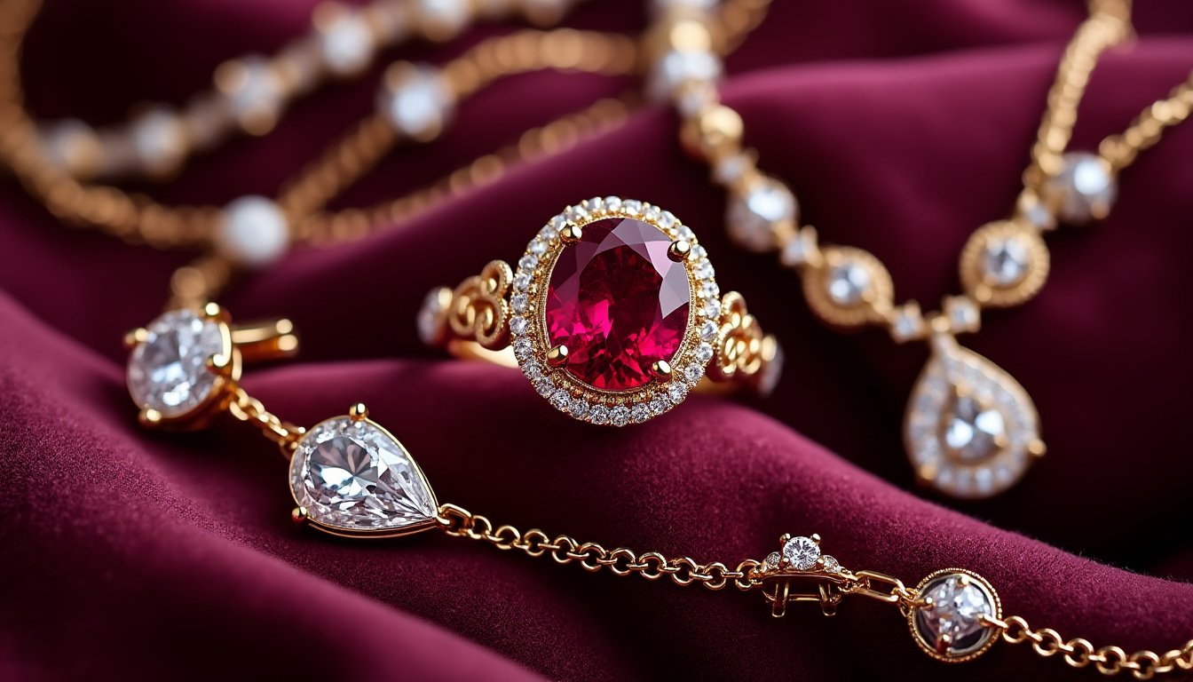 découvrez la signification fascinante du rubis en bijouterie, symbole de passion, de protection et de pouvoir. apprenez comment cette pierre précieuse, appréciée pour sa couleur éclatante et sa dureté, influence le design et la valeur des bijoux tout en portant des histoires profondes à travers les âges.